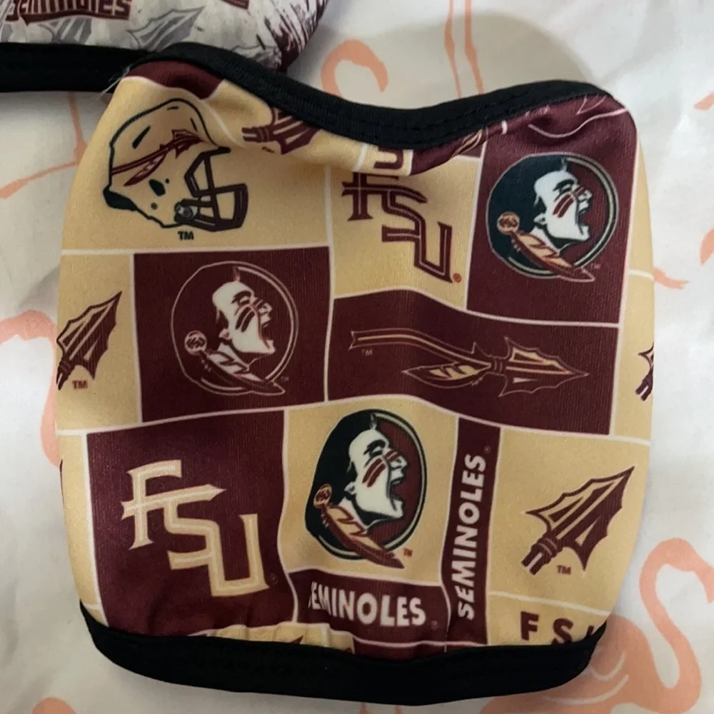 New set/5 FSU Seminoles face masks